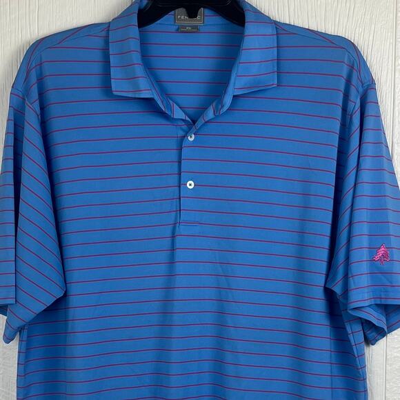 2-Fennec shirts highly evolved Golf polo men's 2XL 1- blue 1- gray Poly/spandex - Picture 3 of 10